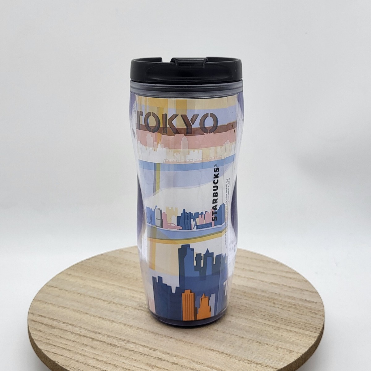 Starbucks Tumbler Tokyo Japan Skyline City 2003 12oz Cold/Hot