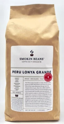 SMOKIN BEANS COFFEE 2-40lb Peruvian * Specialty Grade * Premium-Fresh Unroasted Green Coffee Bean