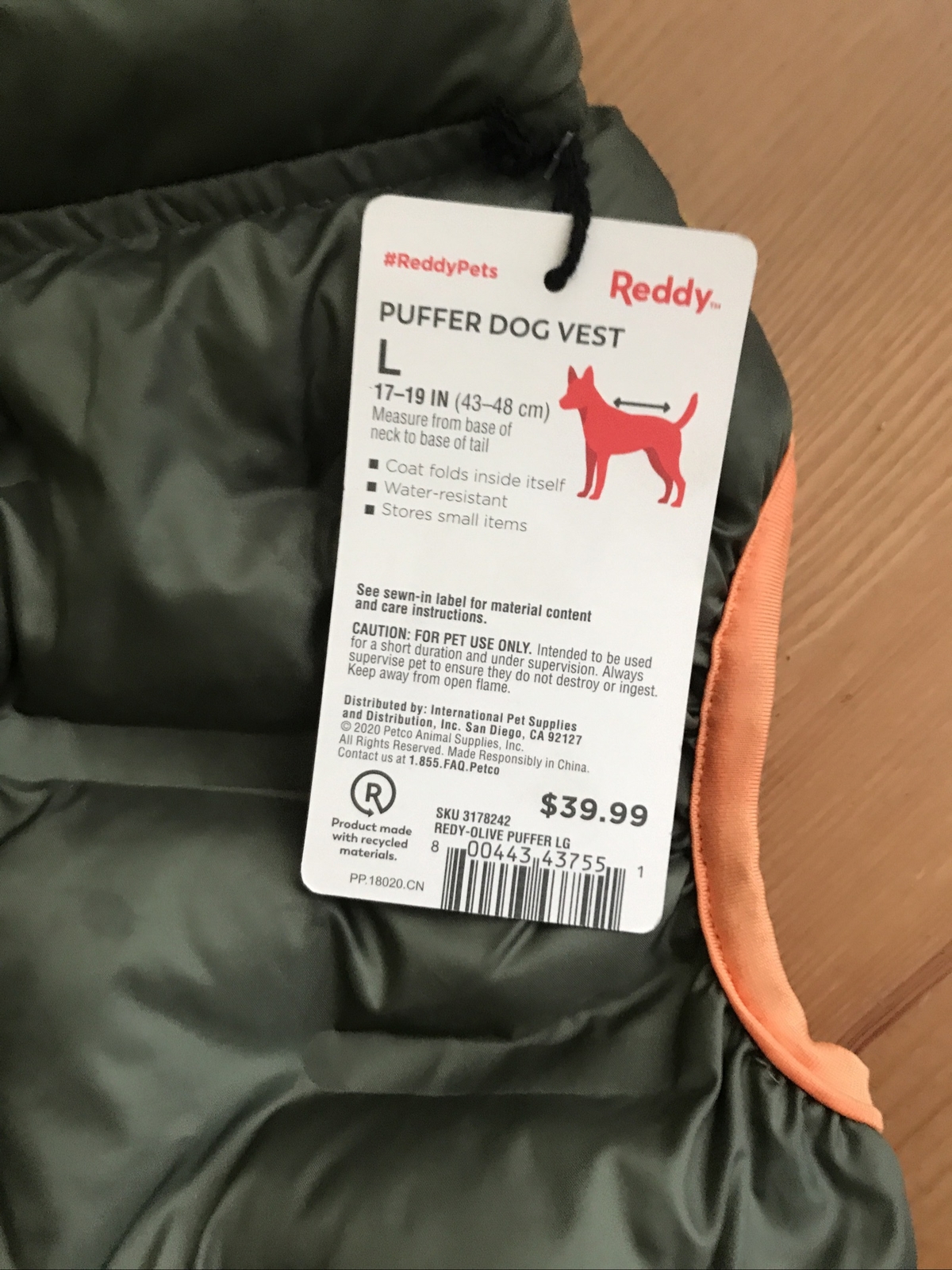 reddy dog coat