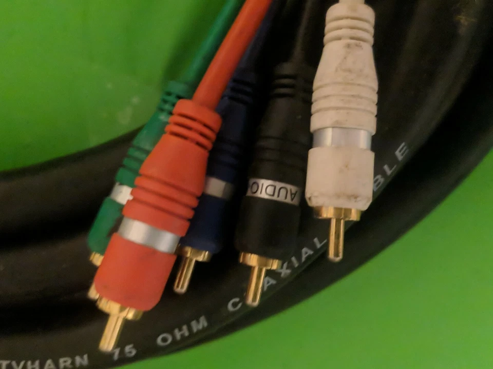 Calrad-Vec 5-Channel RCA Composite HD Component HDTVHARN 75 Ohm Cable 25' - Image 3 of 4
