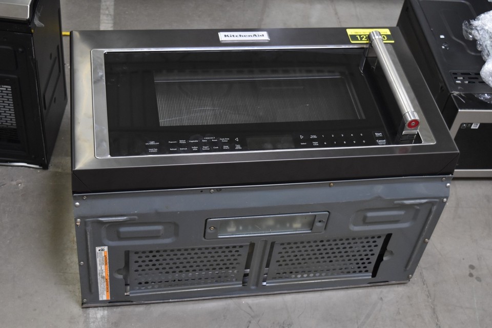 KitchenAid KMHC319EBS 30" Black Stainless OverTheRange Microwave