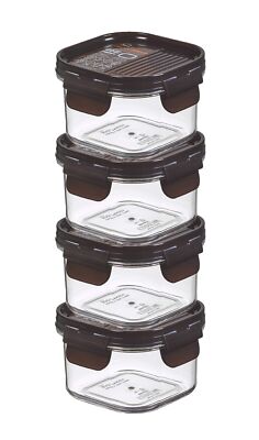 LocknLock: BisFree 4x Dose Modular quadratisch 260 ml (LBF450/4)