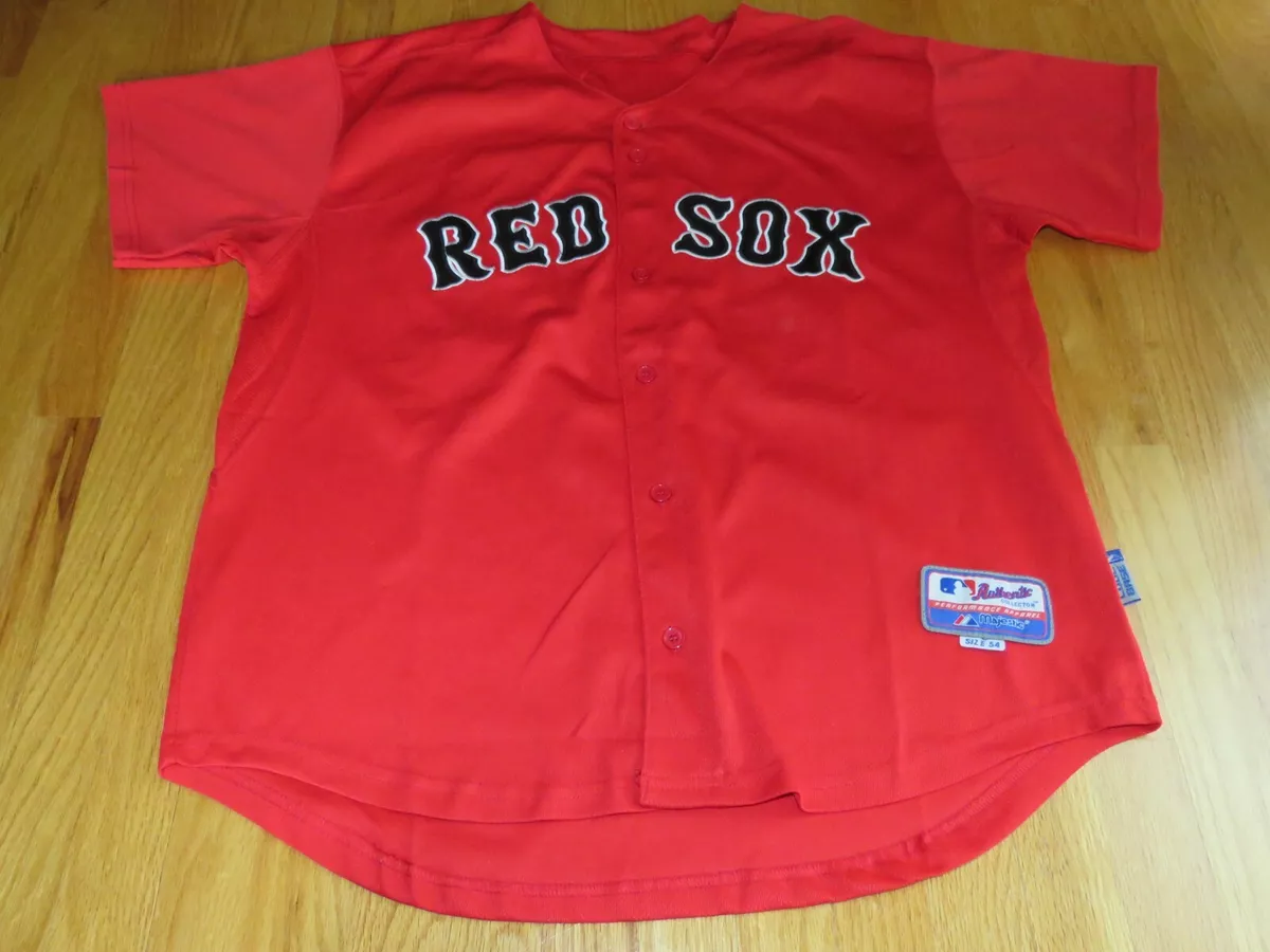 Majestic DAVID ORTIZ No 34 BOSTON RED SOX Performance COOL BASE (Size 54)  Jersey