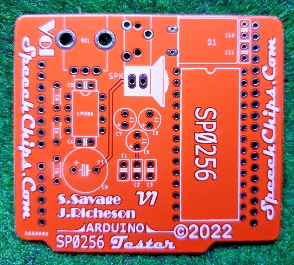 SP0256-AL2 speech synthesizer Diagnostic Tester Boards for Arduino
