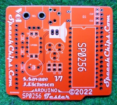 SP0256-AL2 speech synthesizer Diagnostic Tester Boards for Arduino