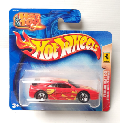 Hot Wheels Ferrari F355 Challenge Heat red #129 short card | eBay