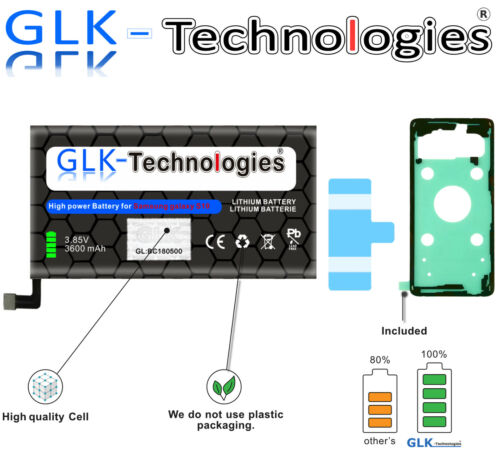 GLK  Akku für Samsung Galaxy S10 SM-G973F | DuoS | EB-BG973ABU PRO Ohne Set - Afbeelding 1 van 3