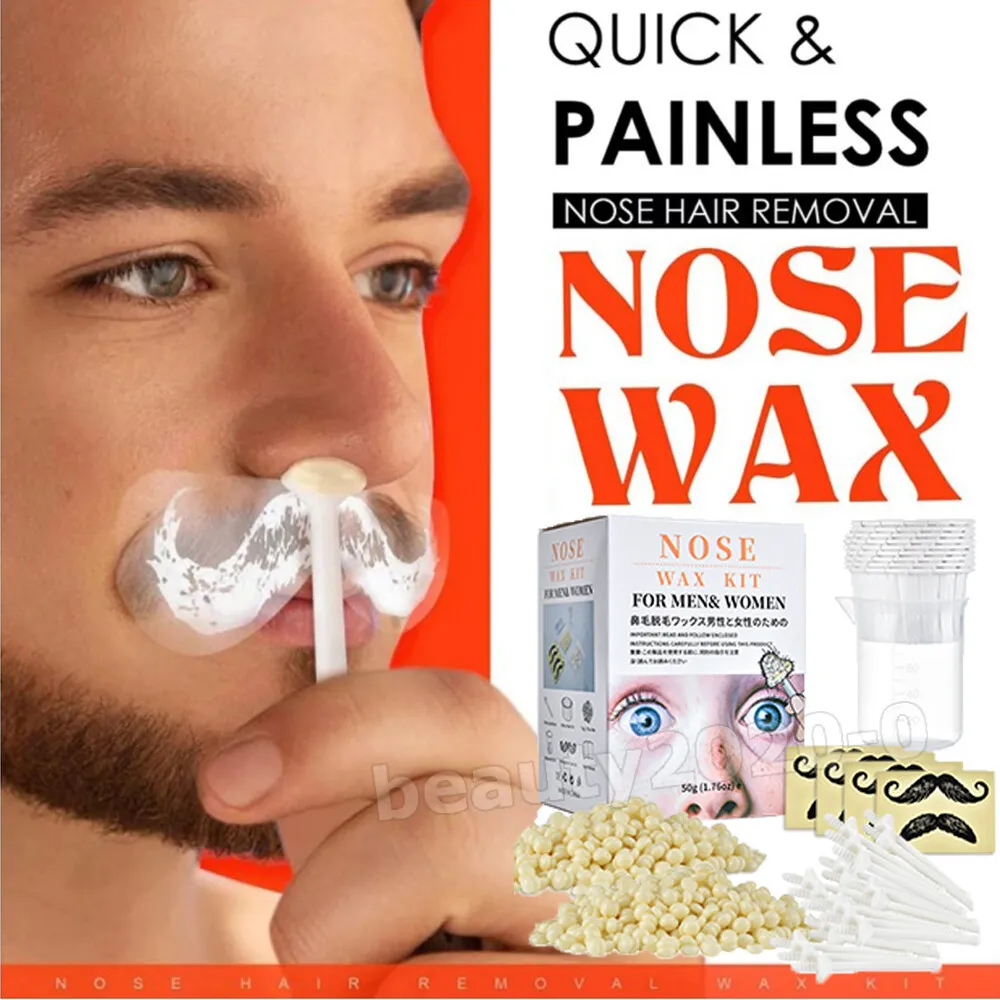 Nose Wax Kit for Men & Women,100g Wax, 30 Applicators. Nostril Ear Hair  Instant Removal Kits from Wokaar -Waxing Kit (15-20 Time