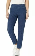 Ruby Road Rd Women 14 Regular Jean PullOn Slimming Contour Waist Band NEW NWT!