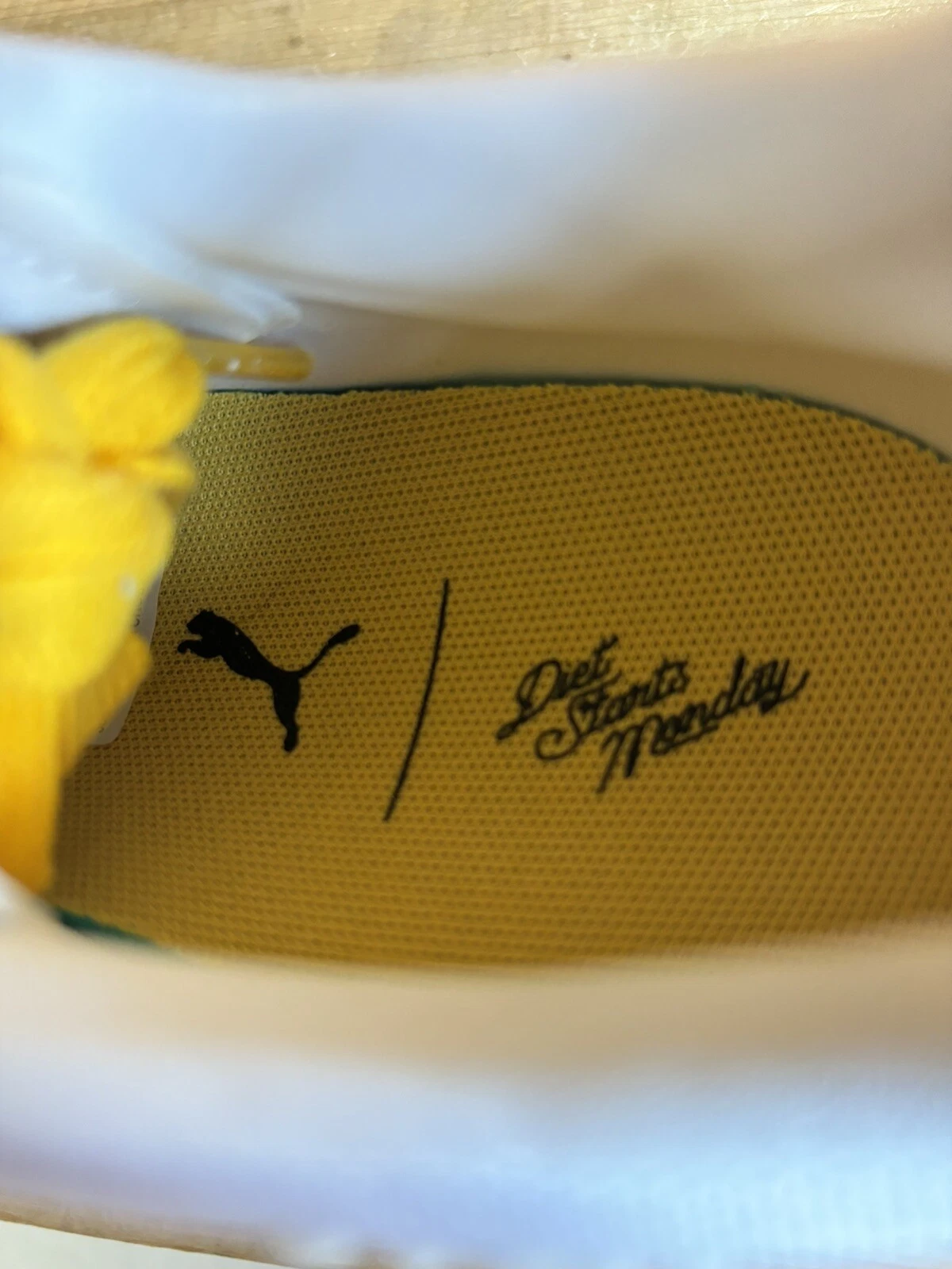 Scarpe da ginnastica bianche lifestyle Puma in pelle scamosciata X DSM Starts lunedì taglia 8