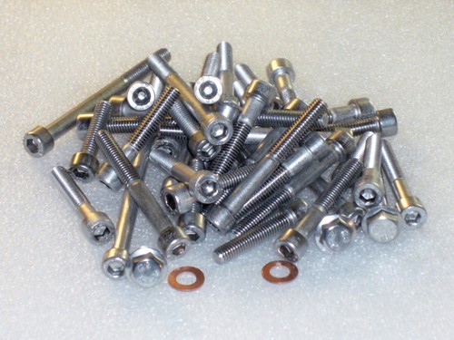 Suzuki GSX250 GS250 GS300 Motor & Zylinder Edelstahl Inbusschrauben Schraubsatz 60 Stck. - Bild 3 von 7