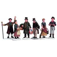 Lemax 92356 - Village People FIGURINES,SET/6 - Weihnachtsdorf, Winterdorf, Model