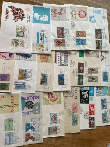 18 Europa CEPT FDC covers Spain