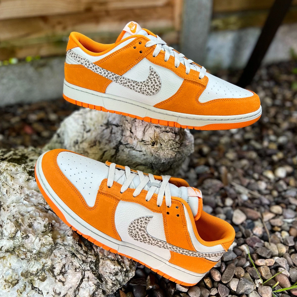 Nike Dunk Low Safari Swoosh Kumquat DR0156-800 UK11.5 UK12 UK13 TN 95 97 90