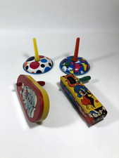 LOT OF 4 VINTAGE US TIN NEW YEARS EVE PARTY NOISE MAKERS 50  s/60  s