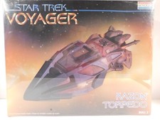 1996 Vintage Star Trek Voyager Kazon Torpedo Model Kit Monogram Sealed Boxed