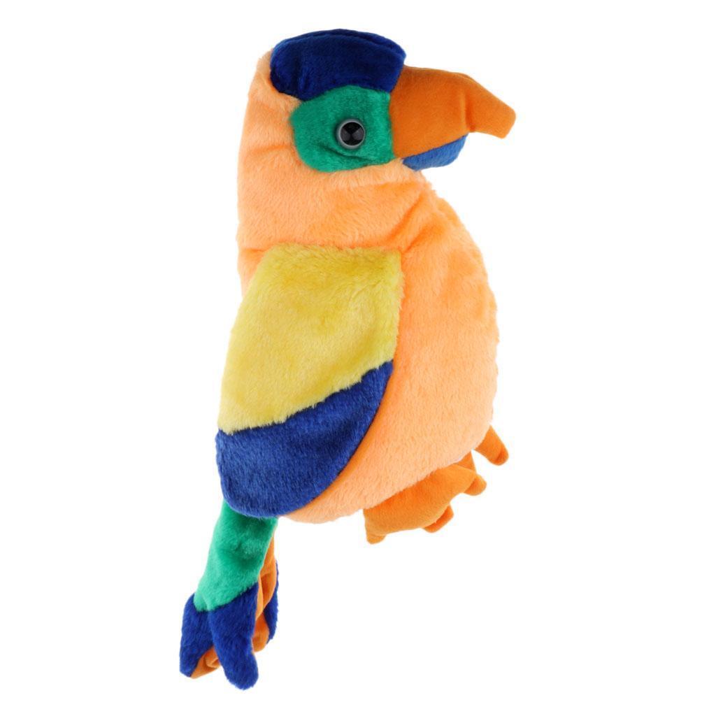 Authentique Parrot Golf Driver Woods Headcover Large Plush No.1 Head