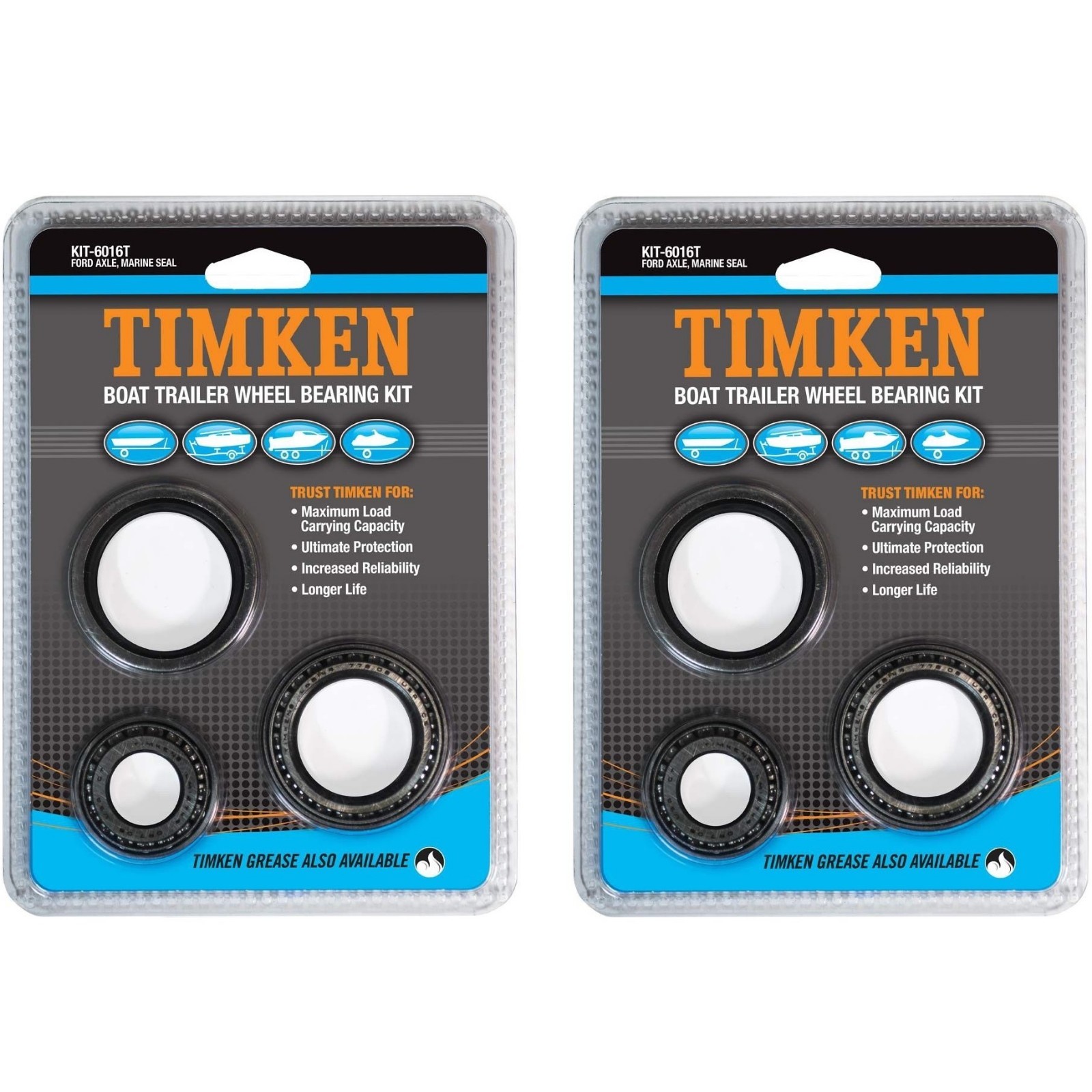 TIMKEN Boat Marine Ford Trailer Wheel Bearing Kit 2 Pack eBay