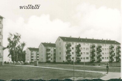Rar VW Hochhäuser Wohngebiet Dörnigheim Maintal Hochhäuser Trinkhalle Rauch 60er