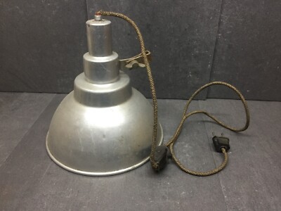 Aluminium Lampe aus Ur-Omas Zeiten ø 23cm Fotolampe