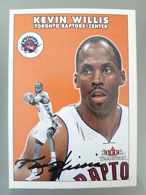 2000-01 Fleer Tradition Kevin Willis #172 Toronto Raptors NBA Basketball Lesen!