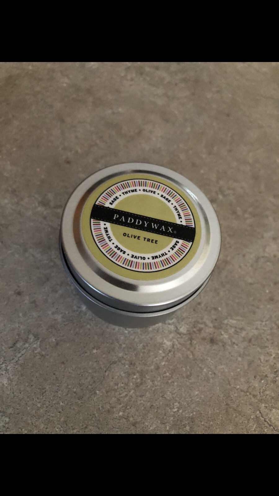 Paddywax Olive Tree Mini Tin Candle NEW