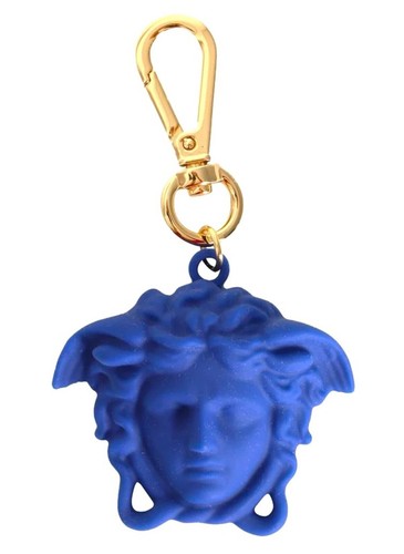 VERSACE 'La Medusa' Diseñador Silicona Dije/Llavero Llavero Azul *NUEVO EN CAJA* - Imagen 2 de 19
