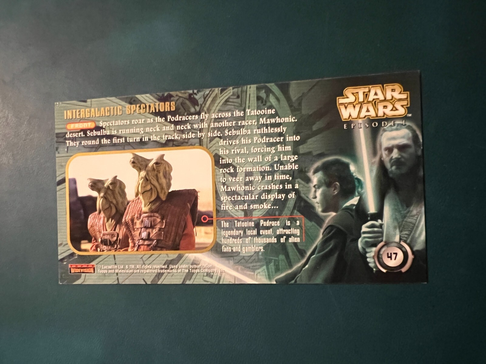 1999 Topps Star Wars Episode I SERIES 1-2 Widevision Complete Your Set U Pick - Picture 106 of 331