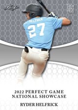 RYDER HELFRICK 2022 LEAF PERFECT GAME 