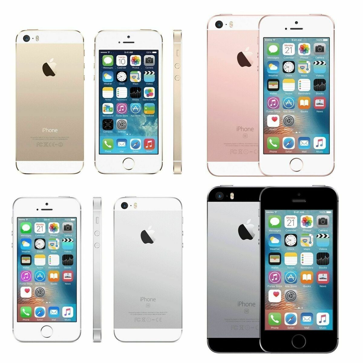 Apple iPhone SE 1St Gen Fully Unlocked GSM/CDMA SmartPhone 16GB 32GB 64GB 128GB