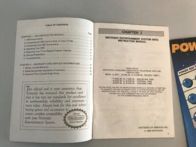 Nintendo Nes Power Pad & Control Deck Instruction Manuals Copyright 1988