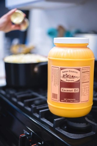 Delicioso aceite de coco de 1 galón - sin OGM, sin gluten | Mejora las palomitas de maíz - Imagen 6 de 10