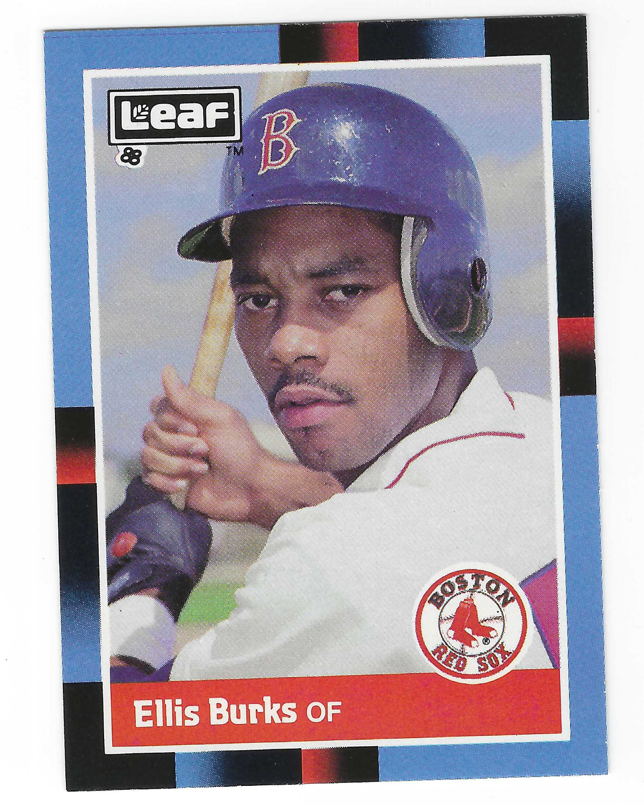 1988 Leaf Baseball #174 Ellis Burks EXCELLENT/NEAR MINT 174 Boston Red Sox