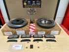 2007-2018 LEXUS ES350 GENUINE OEM NEW FRONT BRAKE ROTORS TCMC PADS & SHIM KIT