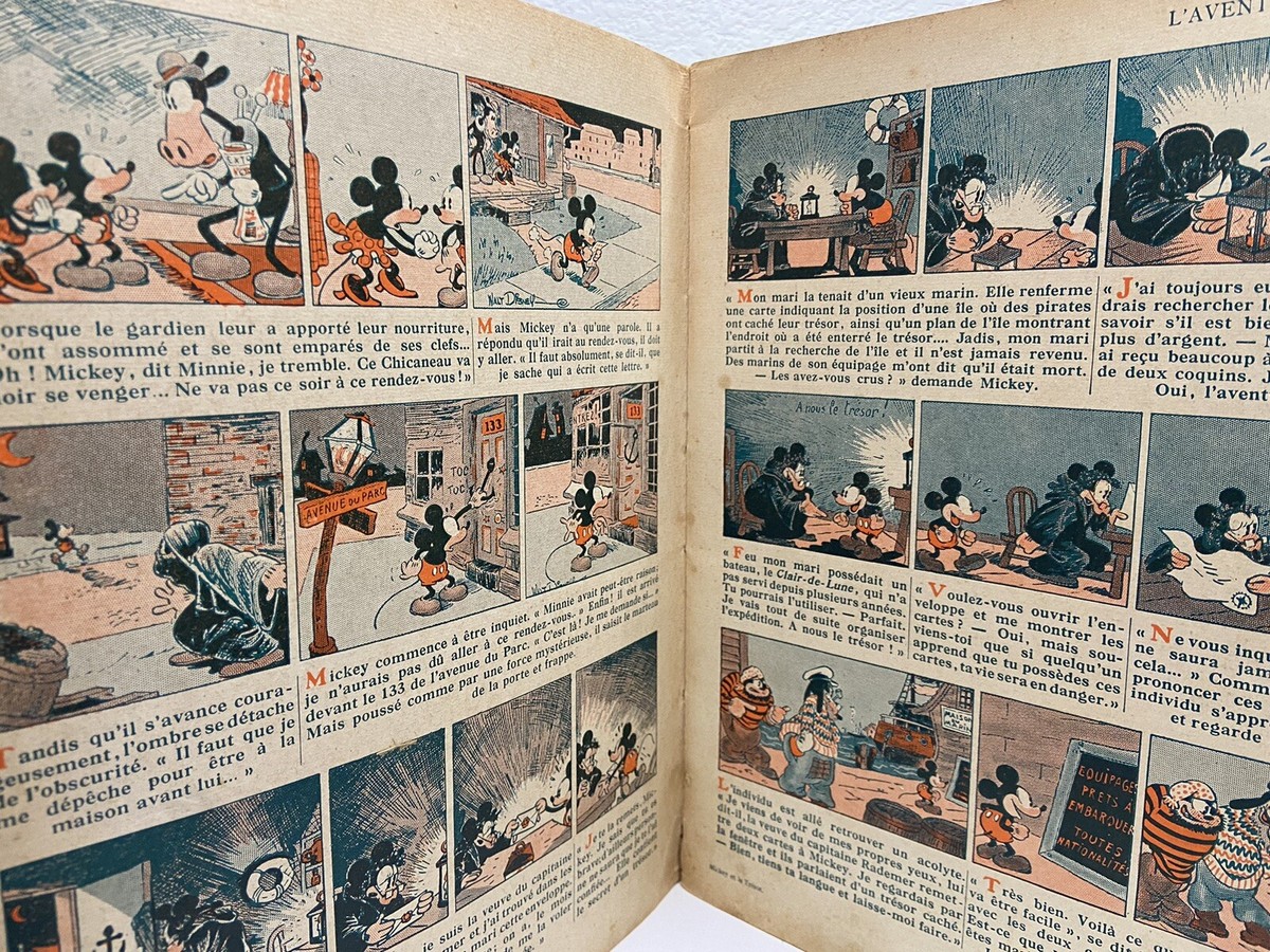 Mickey Magazine フランス語版 ヴィンテージコミック Original Mickey