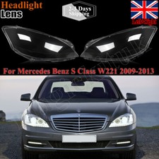 Headlight lenses Replacements for Mercedes-Benz W221 S-Class 09-2013 Left+Right