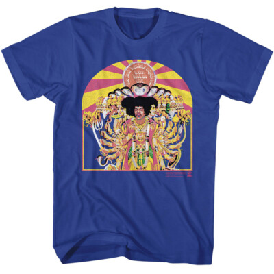 Jimi Hendrix Axis Album Cover Bold As Love Men's T Shirt Rock Music Merch