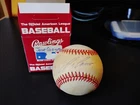 Jose Canseco autographed baseball - Texas Rangers