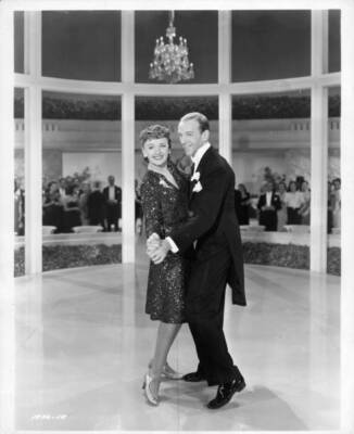 Virginia Dall Fred Astaire dance a scene film Holiday Inn 1942 Old Photo