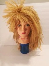 1999 Paper Magic Group Halloween womans Lady long Bland Wig