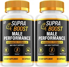 (2 Pack) Supra Boost Capsules – SupraBoost Vitamin Complex Pills, Energy