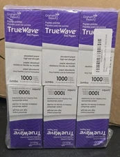 Graham Beauty True Wave End Papers Jumbo 1000ct  4"x2.5" 6 Pack 6000 TOTAL COUNT