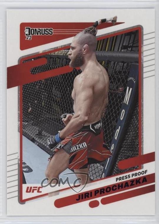 2022 Donruss UFC Press Proof Purple Jiri Prochazka #81 17b2