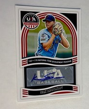 Kruz Schoolcraft AUTO 2024 Panini Stars & Stripes USA Baseball Padres
