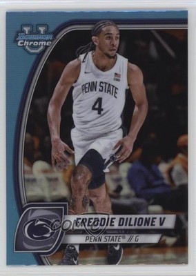 2024-25 Bowman U Chrome Sky Blue Refractor Freddie Dilione V #96 1m22