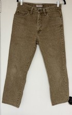 Vintage Guess Tapered Tan Wash Mom Jeans 90s High Rise Size 31