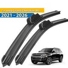 2Pcs Front Windshield Wiper Blades Set For Jeep Grand Cherokee WL 2021 - 2026