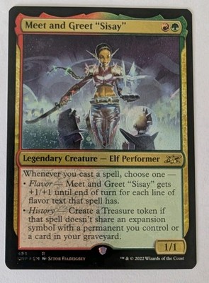 Meet and Greet ''Sisay'' (Galaxy Foil) Unfinity Foil - MTG RARE