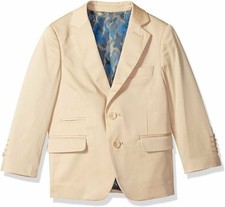 Isaac Mizrahi Boy's 2-20 Modern Fit Cotton Blazer Single Brested Sport Coat