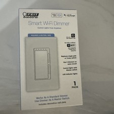 Feit Electric DIM/WIFI Dimmer Wall Switch - White